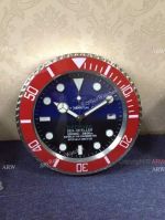 Replica Rolex DEEPSEA D-Blue Face Red Bezel Wall Clock for sale New Arrival